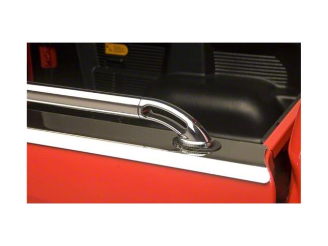 Putco Locker Side Bed Rails; Stainless Steel (07-21 Tundra)