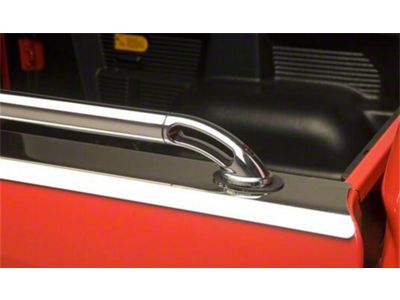 Putco Locker Side Bed Rails; Stainless Steel (07-21 Tundra)
