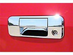 Putco Tailgate Handle Cover without Backup Camera Hole; Chrome (07-14 Tundra)