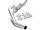 Muffler Catback Exhaust System; Single Tip; Stainless Steel (09-17 4.6L, 5.7L Tundra)
