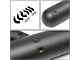 3-Inch Round Extended Side Step Bars; Matte Black (07-21 Tundra Double Cab)