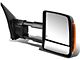Towing Mirror; Powered; Heated; Amber LED Signal; Black; Right (07-16 Tundra)