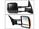 Towing Mirror; Powered; Heated; Amber LED Signal; Black; Right (07-16 Tundra)