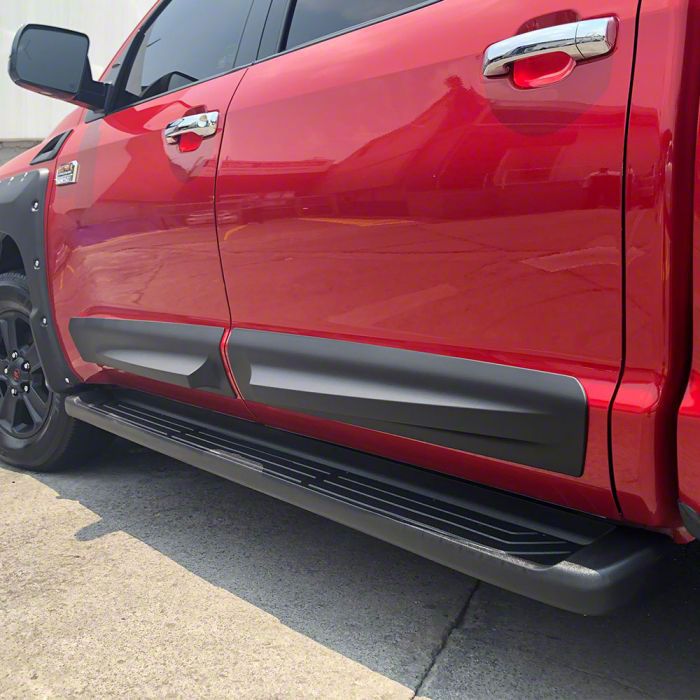 Air Design Tundra Door Rocker Panels; Satin Black TO01D05 (1421 Tundra