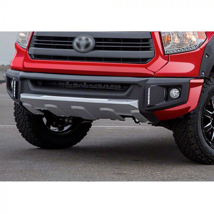 Air Design Tundra Front Bumper Guard with DRL; Satin Black TO01A04 (14 ...