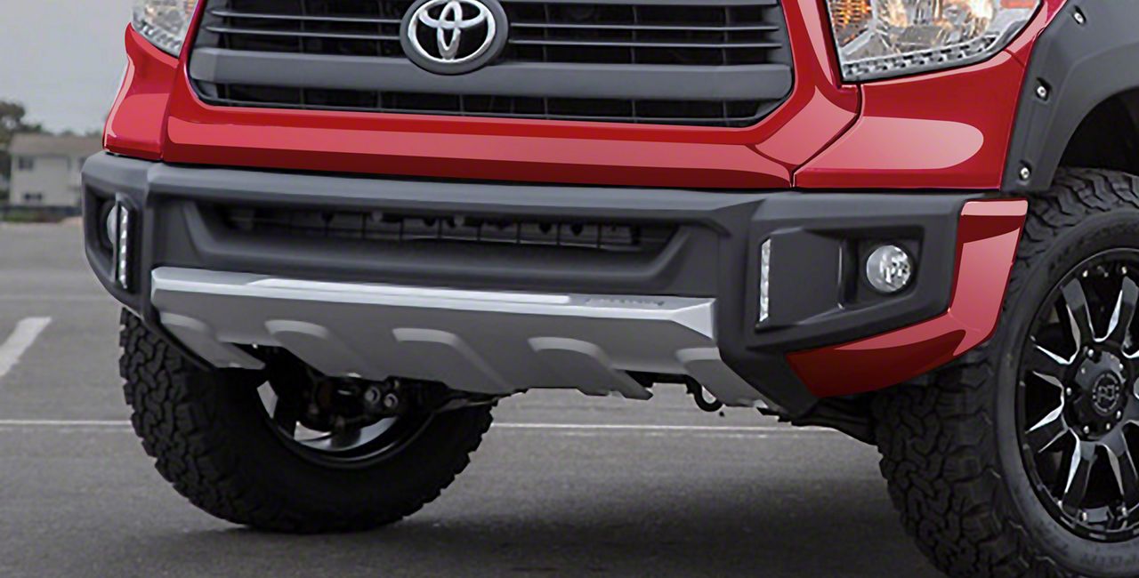 Air Design Tundra Front Bumper Guard with DRL; Unpainted TO01A04PR (14