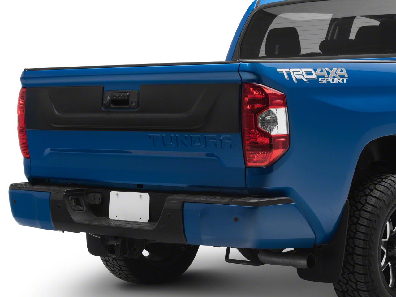 tundra tailgate applique satin