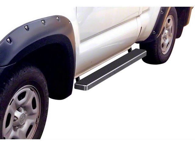 4-Inch iStep Running Boards; Hairline Silver (07-21 Tundra Regular Cab)