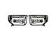 OLED Halo DRL Projector Headlights; Chrome Housing; Clear Lens (07-13 Tundra)