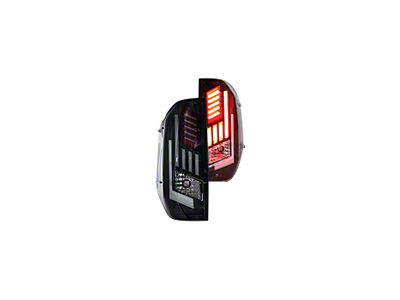 Renegade Series Sequential LED Tail Lights; Black Housing; Smoked Lens (14-18 Tundra)