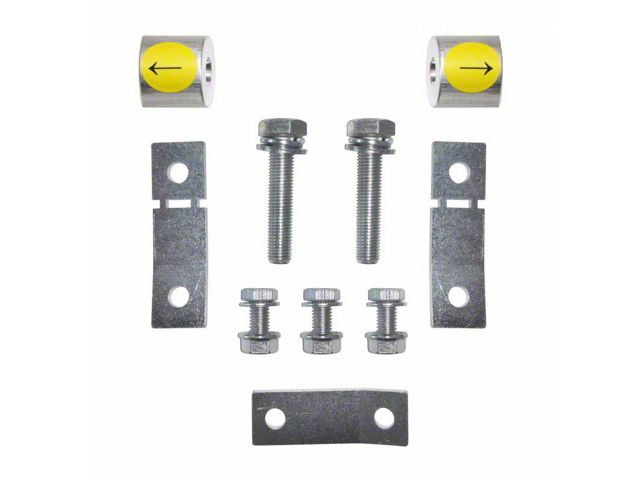Max Trac Carrier Bearing Spacers and Brake Line Brackets (07-18 2WD Tundra)