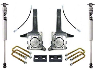 Max Trac 3.50-Inch Front / 2-Inch Suspension Lift Kit with Fox Shocks (07-21 2WD Tundra)