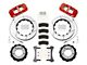 Wilwood AERO6 Front Big Brake Kit with 14.25-Inch Slotted Rotors; Red Calipers (07-15 Tundra)