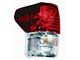 Toyota Factory Replacement Tail Light; Chrome Housing; Red/Clear Lens; Driver Side (10-13 Tundra)