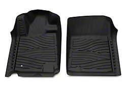 Alterum Molded Front Floor Liners; Black (07-13 Tundra)
