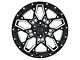 Black Rhino Shrapnel Gloss Black Milled 5-Lug Wheel; 20x9.5; 12mm Offset (14-21 Tundra)