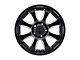 Black Rhino Sierra Gloss Black Milled 5-Lug Wheel; 18x9; 12mm Offset (07-13 Tundra)