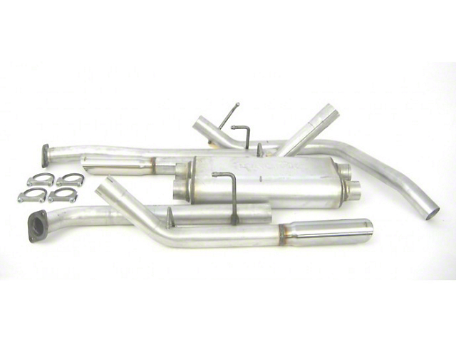 Dynomax Ultra Flo Welded Single Exhaust System with Polished Tip; Side Exit (07-08 5.7L Tundra)
