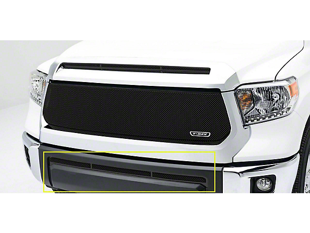 T-REX Grilles Upper Class Series Mesh Lower Bumper Overlay Grille; Black (14-21 Tundra)