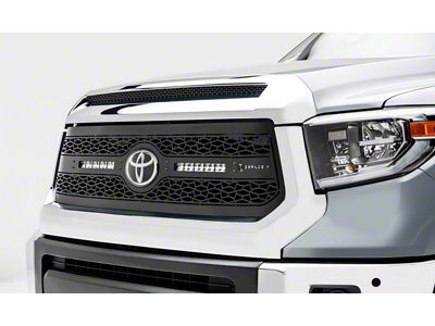 ZRoadz Upper Replacement Grille with 10-Inch LED Light Bars; Black (18-21 Tundra, Excluding TRD Pro)