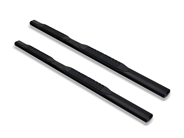 Armordillo 4-Inch Oval Side Step Bars; Black (07-21 Tundra Regular Cab)