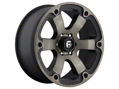 Fuel Wheels Beast Matte Black Double Dark Tint 5-Lug Wheel; 20x9; 20mm Offset (14-21 Tundra)
