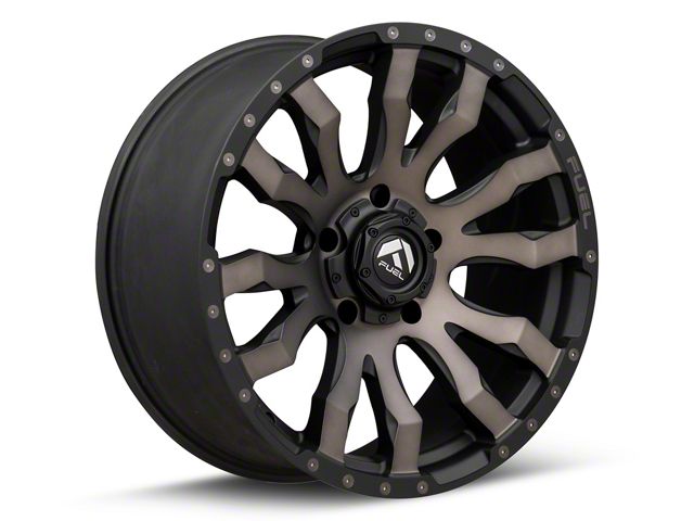 Fuel Wheels Blitz Matte Black Double Dark Tint 5-Lug Wheel; 20x9; 20mm Offset (07-13 Tundra)