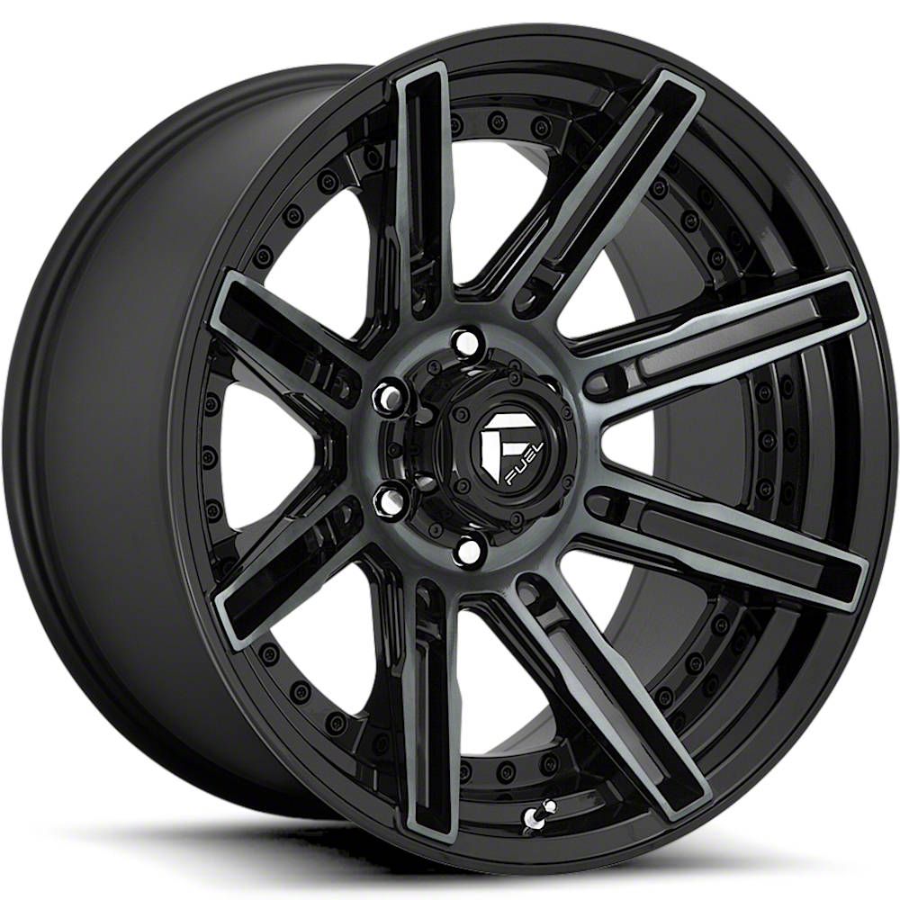 Fuel Wheels Tundra Rogue Gloss Black Machined 5-Lug Wheel; 20x9; 1mm ...