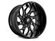Fuel Wheels Runner Gloss Black Milled 5-Lug Wheel; 20x9; 1mm Offset (14-21 Tundra)