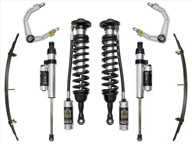 ICON Vehicle Dynamics 1 to 3-Inch Suspension Lift System with Billet Upper Control Arms; Stage 6 (07-21 Tundra)