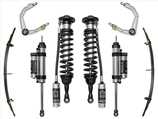 ICON Vehicle Dynamics 1 to 3-Inch Suspension Lift System with Billet Upper Control Arms; Stage 7 (07-21 Tundra)