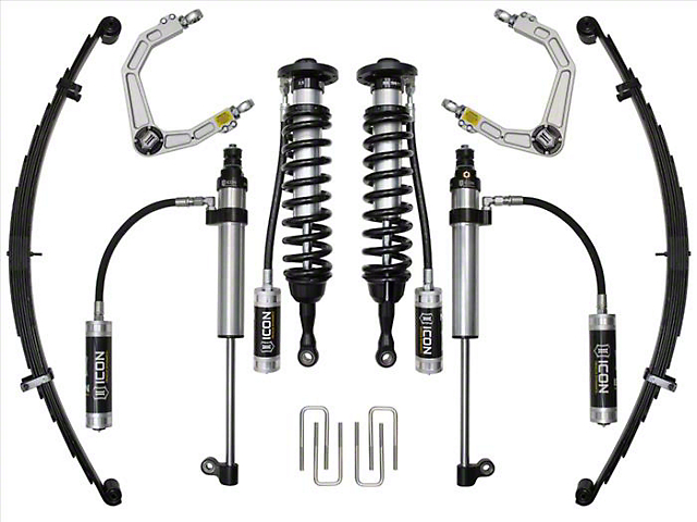 ICON Vehicle Dynamics 1 to 3-Inch Suspension Lift System with Billet Upper Control Arms; Stage 8 (07-21 Tundra)