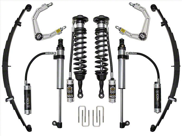 ICON Vehicle Dynamics 1 to 3-Inch Suspension Lift System with Billet Upper Control Arms; Stage 9 (07-21 Tundra)