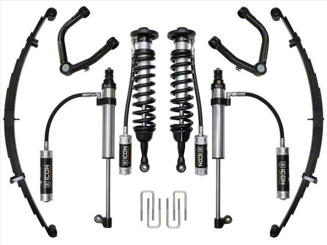 ICON Vehicle Dynamics 1 to 3-Inch Suspension Lift System with Tubular Upper Control Arms; Stage 8 (07-21 Tundra)