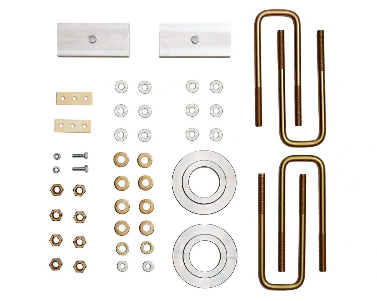 Revtek 2.50-Inch Front / 1.25-Inch Rear Split Spacer Lift Kit (07-21 2WD Tundra)