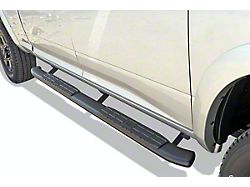 4X Series 4-Inch Oval Side Step Bars; Black (07-21 Tundra Double Cab)