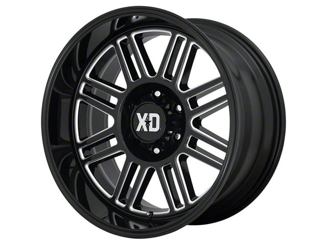 XD Cage Gloss Black Milled 5-Lug Wheel; 20x9; 0mm Offset (07-13 Tundra)
