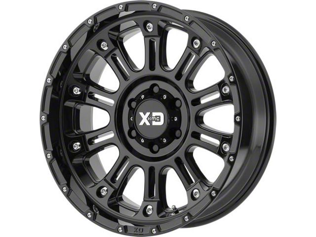 XD Hoss II Gloss Black 5-Lug Wheel; 18x9; 18mm Offset (07-13 Tundra)