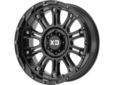 XD Hoss II Gloss Black 5-Lug Wheel; 20x9; 18mm Offset (07-13 Tundra)