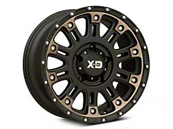 XD Hoss II Satin Black Machined with Dark Tint 5-Lug Wheel; 18x9; 18mm Offset (14-21 Tundra)