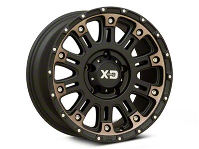 XD Hoss II Satin Black Machined with Dark Tint 5-Lug Wheel; 18x9; 18mm Offset (07-13 Tundra)