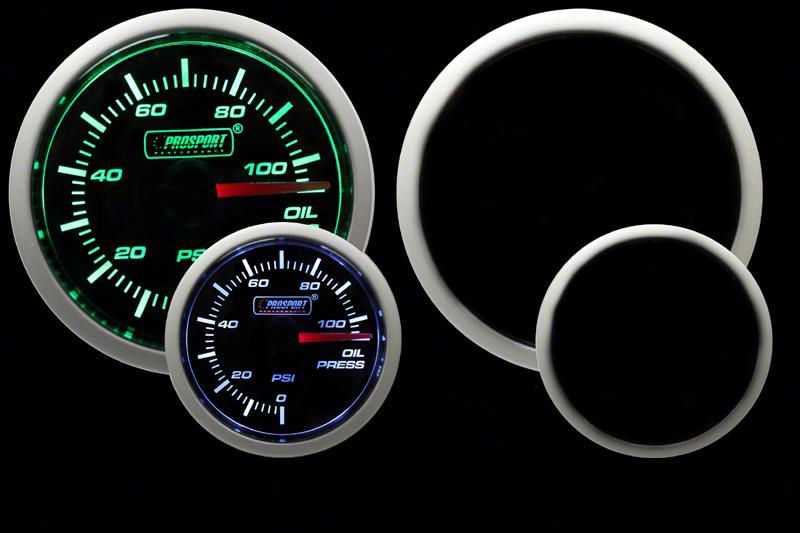 Prosport Tundra 52mm Performance Series Oil Pressure Gauge; Electrical
