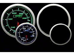 Prosport 52mm Performance Series Oil Temperature Gauge; Green/White (Universal; Some Adaptation May Be Required)