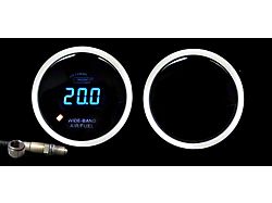 Prosport 52mm Digital Wideband Air/Fuel Ratio Gauge; Blue (Universal; Some Adaptation May Be Required)