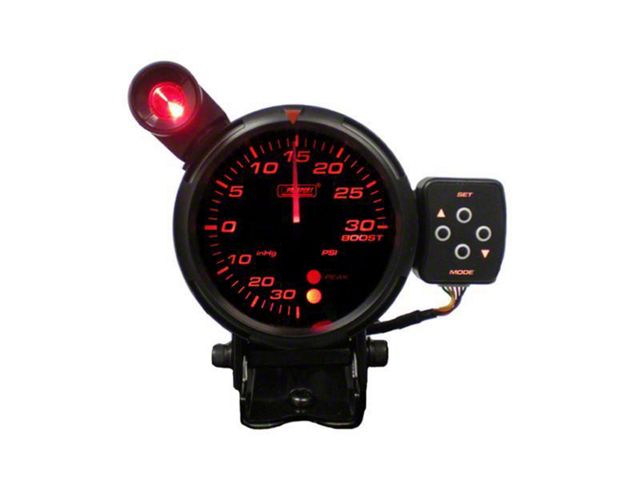 Prosport 80mm Premium Series Boost Gauge; Blue/White/Amber (Universal; Some Adaptation May Be Required)