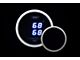 Prosport 52mm Digital Series Dual Intercooler Air Temperature Gauge; Blue LCD Display (Universal; Some Adaptation May Be Required)