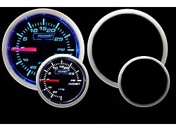 Prosport 52mm Performance Series Boost Gauge; Mechanical; 30 PSI; Blue/White (Universal; Some Adaptation May Be Required)