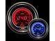 Prosport 52mm EVO Series Oil Temperature Gauge; Electrical; Blue/Red (Universal; Some Adaptation May Be Required)