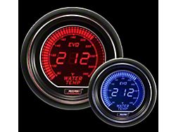 Prosport 52mm EVO Series Water Temperature Gauge; Electrical; Blue/Red (Universal; Some Adaptation May Be Required)