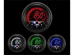 Prosport 60mm Premium EVO Series Exhaust Gas Temperature Gauge; Electrical; Blue/Red/Green/White (Universal; Some Adaptation May Be Required)